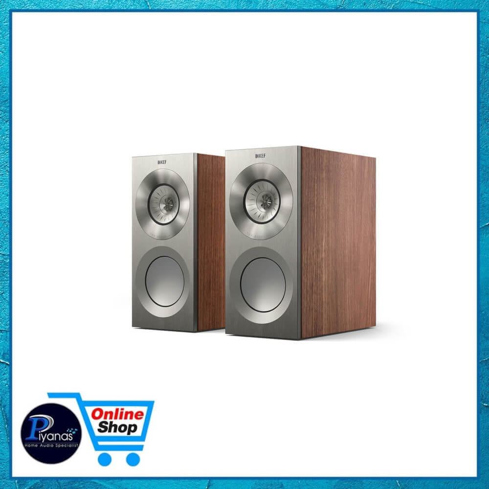 ลำโพงบุ๊คเชล์ฟ KEF : REFERENCE 1 META สีวอลนัท/ซิลเวอร์